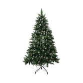 Brad Artificial 1,5 m cu aspect natural nins, conuri si suport - Albero MagicHome