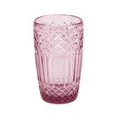 Pahar de apa 380 ml roz din sticla Vitra Urban Living