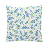 Perna de exterior cu flori albastre 49x49 cm, poliester, Esschert Design