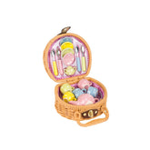 Cos de picnic mini de jucarie, cu accesorii, Tea Party Small Foot