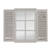 Oglinda de perete crem 39x59 cm Window with Doors Esschert Design
