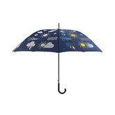 Umbrela de ploaie albastru/multi din poliester Weather Esschert Design