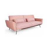 Canapea extensibila roz pal 210cm Bellezza Invicta