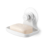 Savoniera alba din plastic Flex Adhesive Umbra