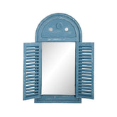 Oglinda de perete albastra 39x75 cm Louvre Esschert