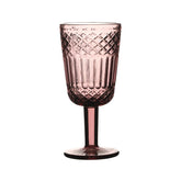 Pahar de vin 300 ml roz din sticla Vitra Urban Living