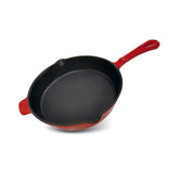 Tigaie rosie din fonta emailata Ø27 cm Enamel Line MagicHome