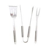 Set de ustensile pentru gratar din inox, 3 piese, Strend Pro