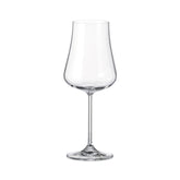 Set de 6 pahare pentru vin alb, din cristal de Bohemia, 380 ml, Aira White Wine