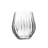 Set de 6 pahare pentru apa, din cristal de Bohemia, 500 ml, Waterfall Tumbler