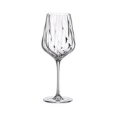 Set de 6 pahare pentru vin alb, din cristal de Bohemia, 485 ml, Crystal Winestar Spirale