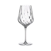 Set de 6 pahare pentru vin rosu, din cristal de Bohemia, 620 ml, Crystal Winestar Spirale