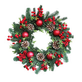 Decoratiune de Craciun, Coronita artificiala (M1), 50 cm diametru