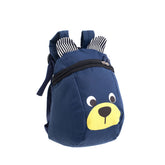 Rucsac albastru pentru copii, model ursulet, 27x21x11 cm