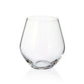 Set de 6 pahare pentru coniac, transparent, din cristal de Bohemia, 500 ml, Tori Titanium