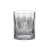 Set de 6 pahare pentru whisky, transparent, din cristal de Bohemia, 350 ml, Bohemia Whisky Coll. Onion