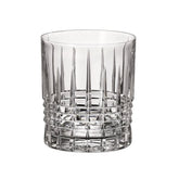 Set de 6 pahare pentru whisky, transparent, din cristal de Bohemia, 350 ml, Bohemia Whisky Coll. Pinna