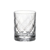 Set de 6 pahare pentru whisky, transparent, din cristal de Bohemia, 350 ml, Bohemia Whisky Coll. Tiny