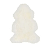 Blana naturala de oaie Texel, M (70-90 cm), culoare alba