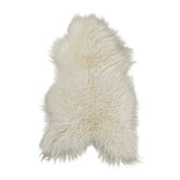 Blana naturala de oaie islandeza L (90-100 cm), culoare alba