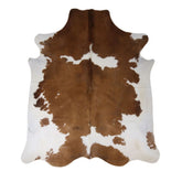 Piele naturala de vita, 2-3 m2, culoare rosu cu alb