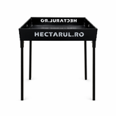 Gratar pentru gradina Hectarul , din tabla de 2 mm, tije din otel de 6 mm, picioare detasabile, vopsit electrostatic, model V