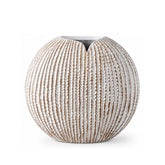 Vaza alba din polirasina 26 cm Nature Wood Yazhi