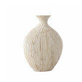 Vaza alba din polirasina 34.5 cm Nature Wood Yazhi