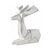 Decoratiune ren alb din polirasina 33.5 cm Yazhi