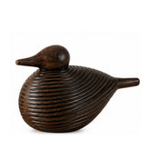 Decoratiune pasare maro din polirasina 11 cm Yazhi