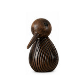 Decoratiune pasare maro din polirasina 13 cm Yazhi