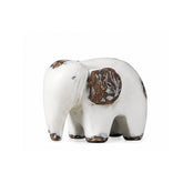 Decoratiune elefant alb din polirasina 11 cm Yazhi