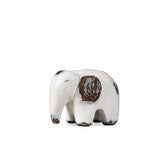 Decoratiune elefant alb din polirasina 9 cm Yazhi