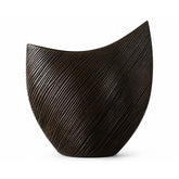 Vaza maro din polirasina 40.5 cm Straight Line Yazhi
