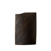 Vaza maro din polirasina 20.5 cm Straight Line Yazhi