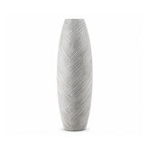 Vaza alba din polirasina 59.5 cm Straight Line Yazhi