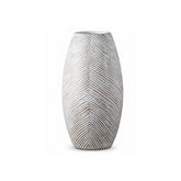 Vaza alba din polirasina 35 cm Straight Line Yazhi