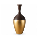 Vaza aurie si maro din polirasina 51 cm Imitate Wood Yazhi