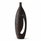 Vaza maro din polirasina 69 cm Spiral Yazhi