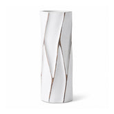 Vaza alba din polirasina 40 cm Rough Wood Yazhi