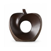 Decoratiune mar argintiu/maro din polirasina 22 cm Yazhi