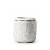 Vaza alba din polirasina 17.5 cm Nature Wood Yazhi