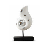 Decoratiune cochilie de melc alba din polirasina 26 cm Yazhi