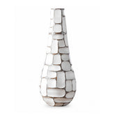 Vaza alba din polirasina 49.5 cm Geometry Yazhi