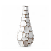 Vaza alba din polirasina 38 cm Geometry Yazhi