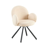 Pachet 3+1 Scaun rotativ bej-taupe Teddy DC-71