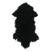 Blana naturala de oaie Tibetana, XL (90-110 cm), colorata Negru
