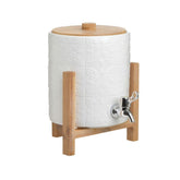 Dozator/dispenser de bauturi racoritoare, cu robinet si stativ, 24x18x25 cm