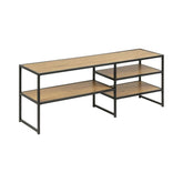 Comoda TV maro din MDF si metal 120 cm Seaford Actona