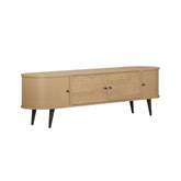 Comoda TV maro stejar din PAL melaminat si fier 180 cm Gentle Decortie